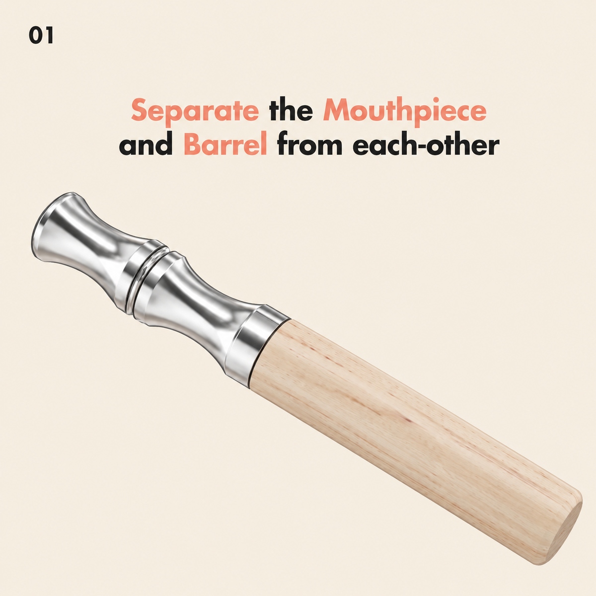 Reusable Core Device — Wood Finish