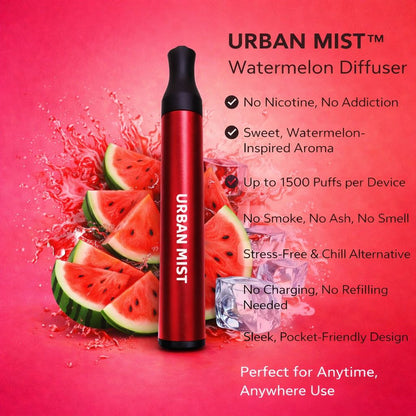 URBAN MIST WATERMELON DIFFUSER 2500 PUFFS
