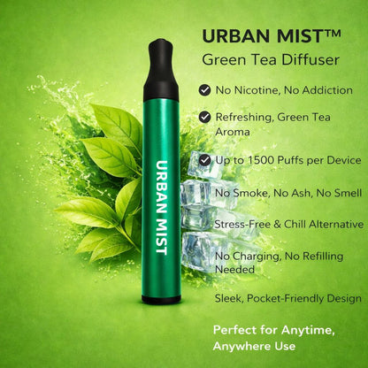 URBAN MIST GREAN TEA DIFFUSER 2500 PUFFS