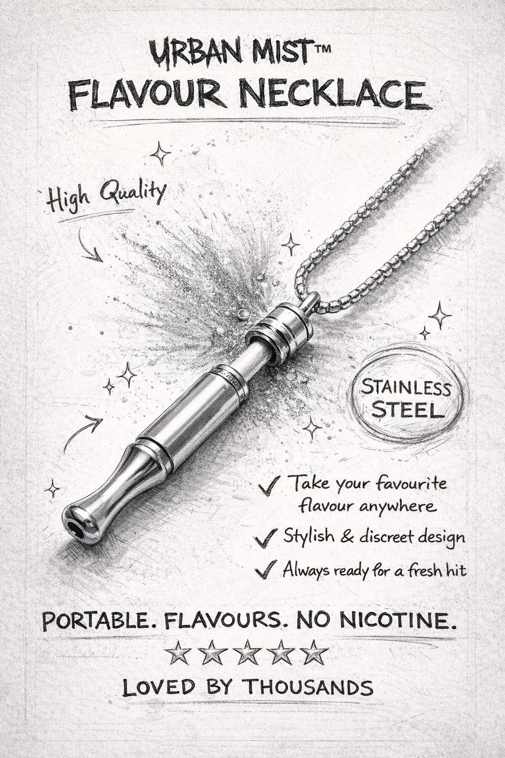 URBAN MIST™ FLAVOUR NECKLACE