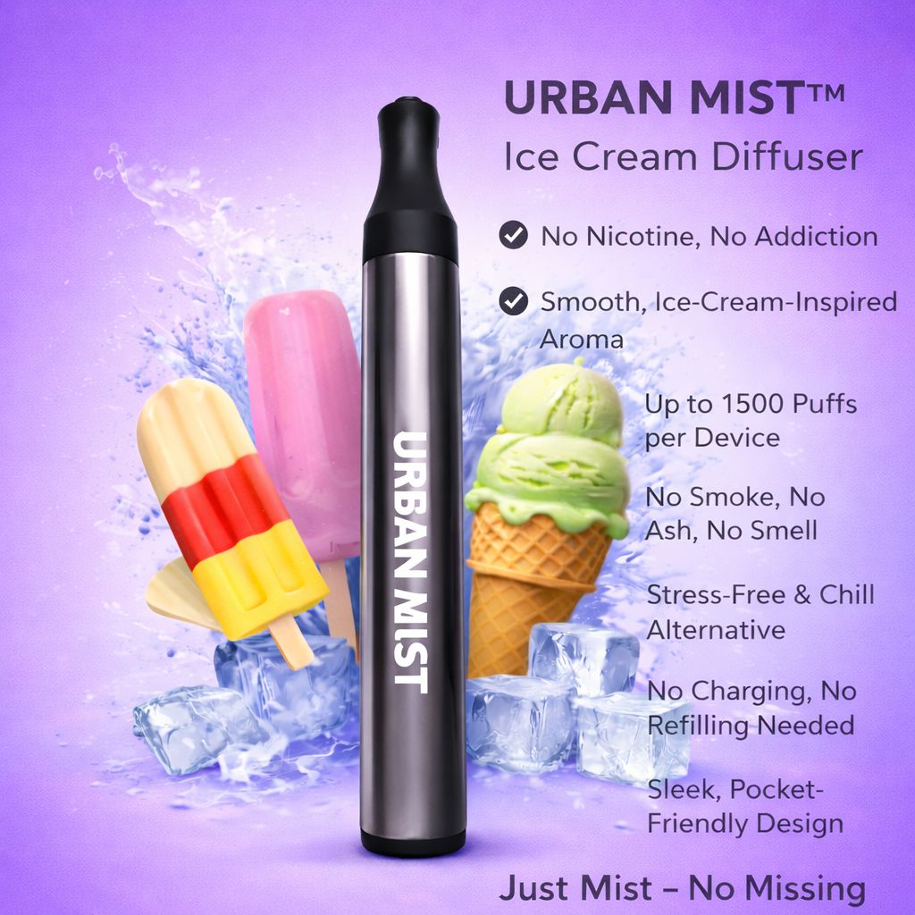 URBAN MIST ICE CREAM DIFFUSER 2500 PUFFS