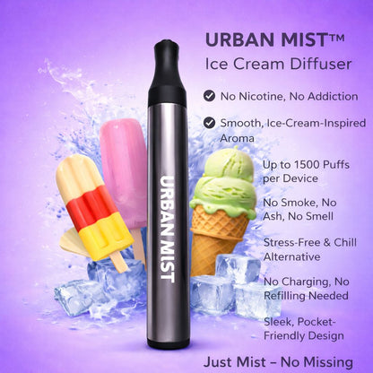 URBAN MIST ICE CREAM DIFFUSER 2500 PUFFS